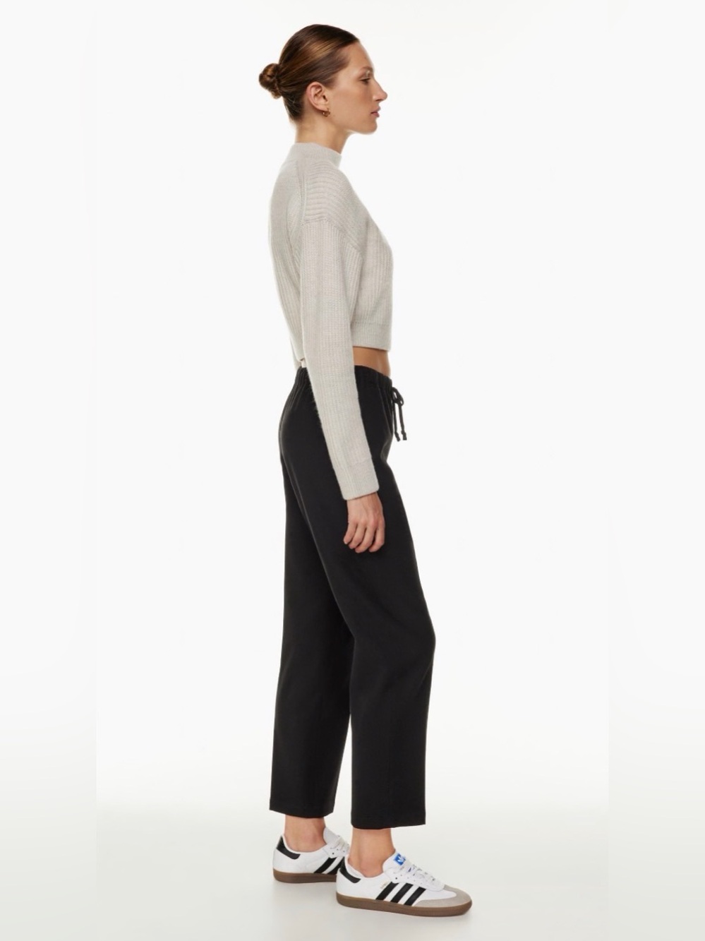 NWT❗️The Group BABATON Aritzia Charcoal Jimmy Flannel Ankle Pants Size XS